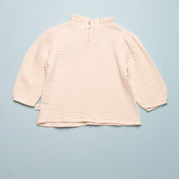 CARLOTA GAUZE TOP - STONE