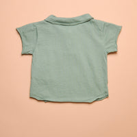RAW TRIM POLO TEE - MINT