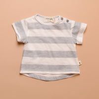 WIDE STRIPE TEE SHIRT