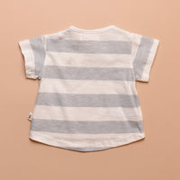 WIDE STRIPE TEE SHIRT