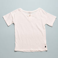 LINENBLEND HENLEY - WHITE