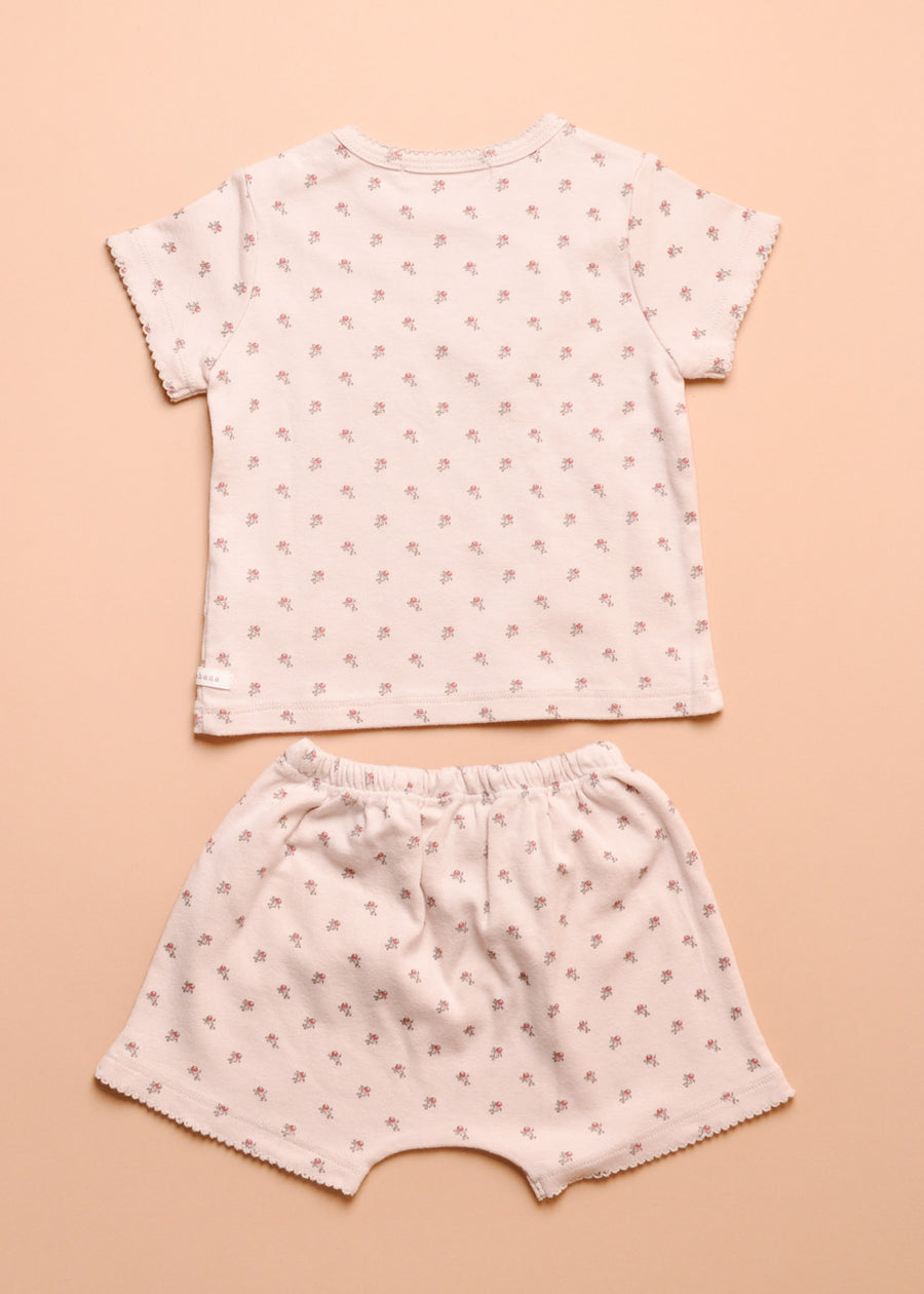 BERRYBERRY TWINSET - PALE PINK