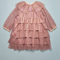 LUREX TIERED DRESS