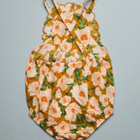 FREYA BOUQUET ROMPER - MUSTARD