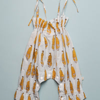 YELLOW TIGER GYPSY ROMPER