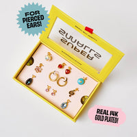 TOTALLY CHARMING PIERCED EARRING SET