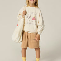 SNOOPY KIDS SWEATSHORT