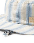 TWILL STRIPE SUN HAT