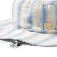 TWILL STRIPE SUN HAT