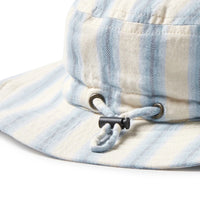 TWILL STRIPE SUN HAT