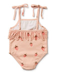 STRAWBERRY KISSES CUTWORK SWIMSUIT
