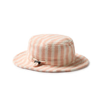 WAVE TERRY SUN HAT - STRAWBERRY