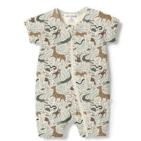 JUNGLE BOYLEG ZIPSUIT