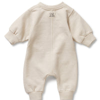FLEECE ZIP ROMPER