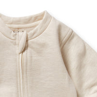 FLEECE ZIP ROMPER