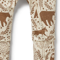 WINTER FOREST ZIP ROMPER