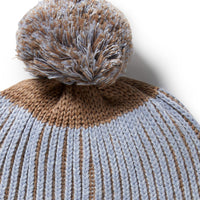 ORGANIC POM HAT - COCO BLUE