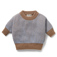 CABLE SWEATER - COCO BLUE