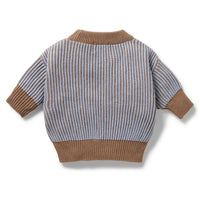 CABLE SWEATER - COCO BLUE