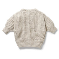CABLE SWEATER - COOKIES N CREAM