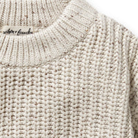 CABLE SWEATER - COOKIES N CREAM