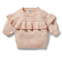 KNIT RUFFLE SWEATER - FAIRY