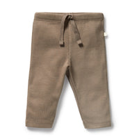 ORGANIC RIB LEGGING - WALNUT