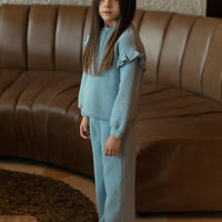 FRILLED SWEATPANTS