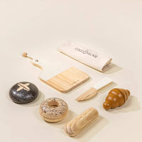 Wooden bakery playset