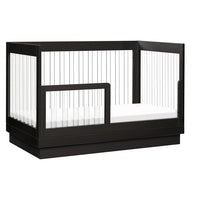 HARLOW 3-IN-1 CONVERTIBLE CRIB WITH TODDLER BED CONVERSION KIT - BLACK
