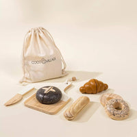 Wooden bakery playset