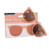 POLARIZED WAYFARER SUNGLASSES - BLUSH