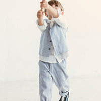 CHAMBRAY BABY PANTS