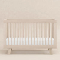 HUDSON 3-IN-1 CONVERTIBLE CRIB WITH TODDLER BED CONVERSION KIT - WASHED NATURAL