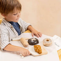 Wooden bakery playset