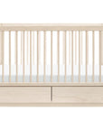 3-in-1 Convertible Storage Crib with Toddler Bed Conversion Kit - WASHED NATURAL