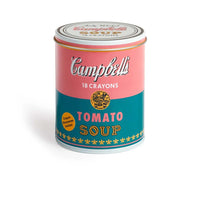 ANDY WARHOL SOUP CAN CRAYONS