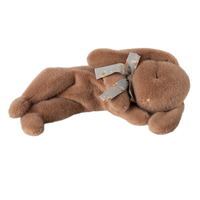SLEEPING BUNNY PLUSH - SMALL - SOFT BROWN