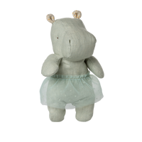 SAFARI FRIENDS - HIPPO WITH SKIRT - MINT