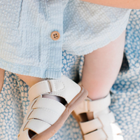 LITTLE GARDENER SANDAL - WHITE