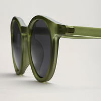 SIGNATURE ROUND SUNGLASSES - GREEN
