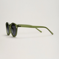 SIGNATURE ROUND SUNGLASSES - GREEN