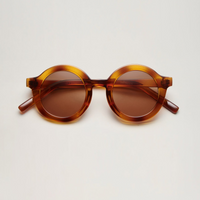 SIGNATURE ROUND SUNGLASSES - AMBER