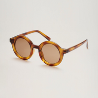 SIGNATURE ROUND SUNGLASSES - AMBER