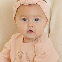 POINTELLE HEADBAND - MELON