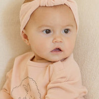 POINTELLE HEADBAND - MELON