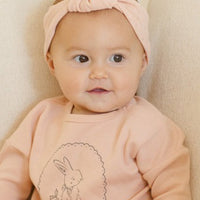 POINTELLE HEADBAND - MELON