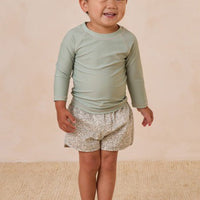 GREEN GARDEN SWIM SHORTS
