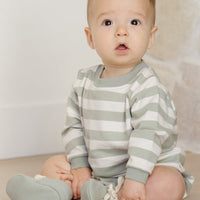 QUINCY BABY BOOTIES - SAGE