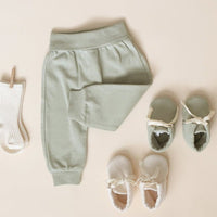 QUINCY BABY BOOTIES - SAGE